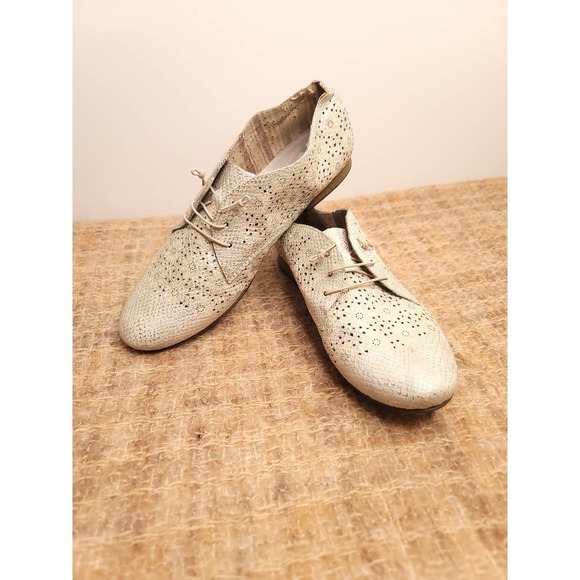 Rieker Antistress Women’s cream lace up casual shoes Size EU 40/9 US - Picture 3 of 5